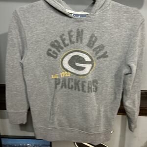 Green Bay Packers sweatshirt hoodie Large (10) Gap Junk food Vintage Look.